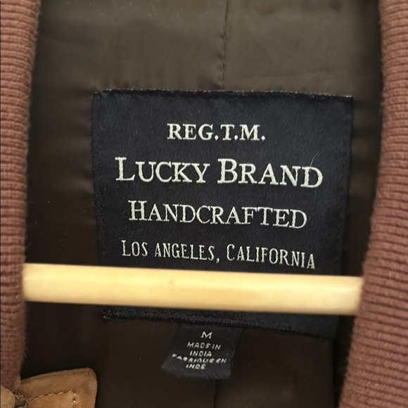 Lucky Brand Men's Brown Suede Jacket - Picture 2 of 3